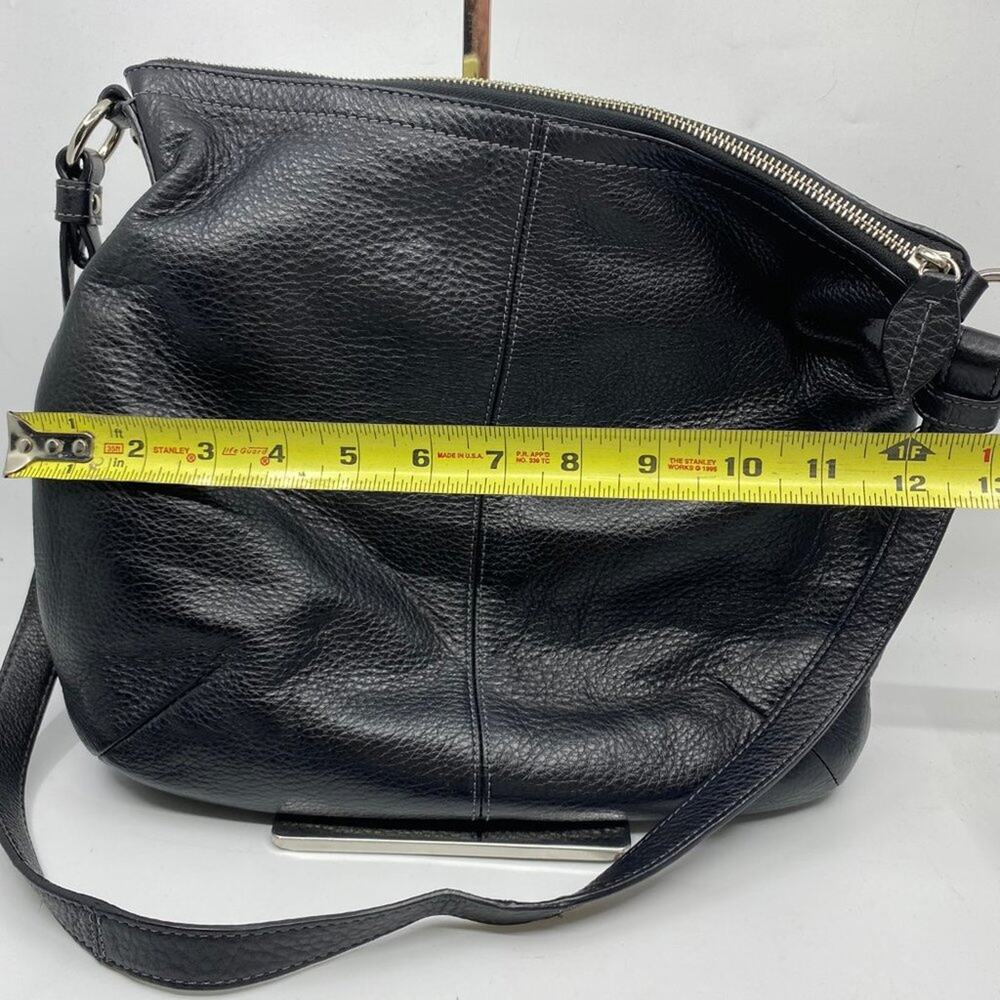 COACH M Size Black Leather Crossbody Bag - Picture 2 of 10